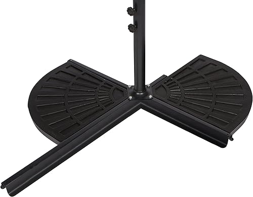 Miniatura 4 de Trademark Innovations Pesos base de resina para paraguas compensados, 26 libras cada uno (juego de 2), bronce