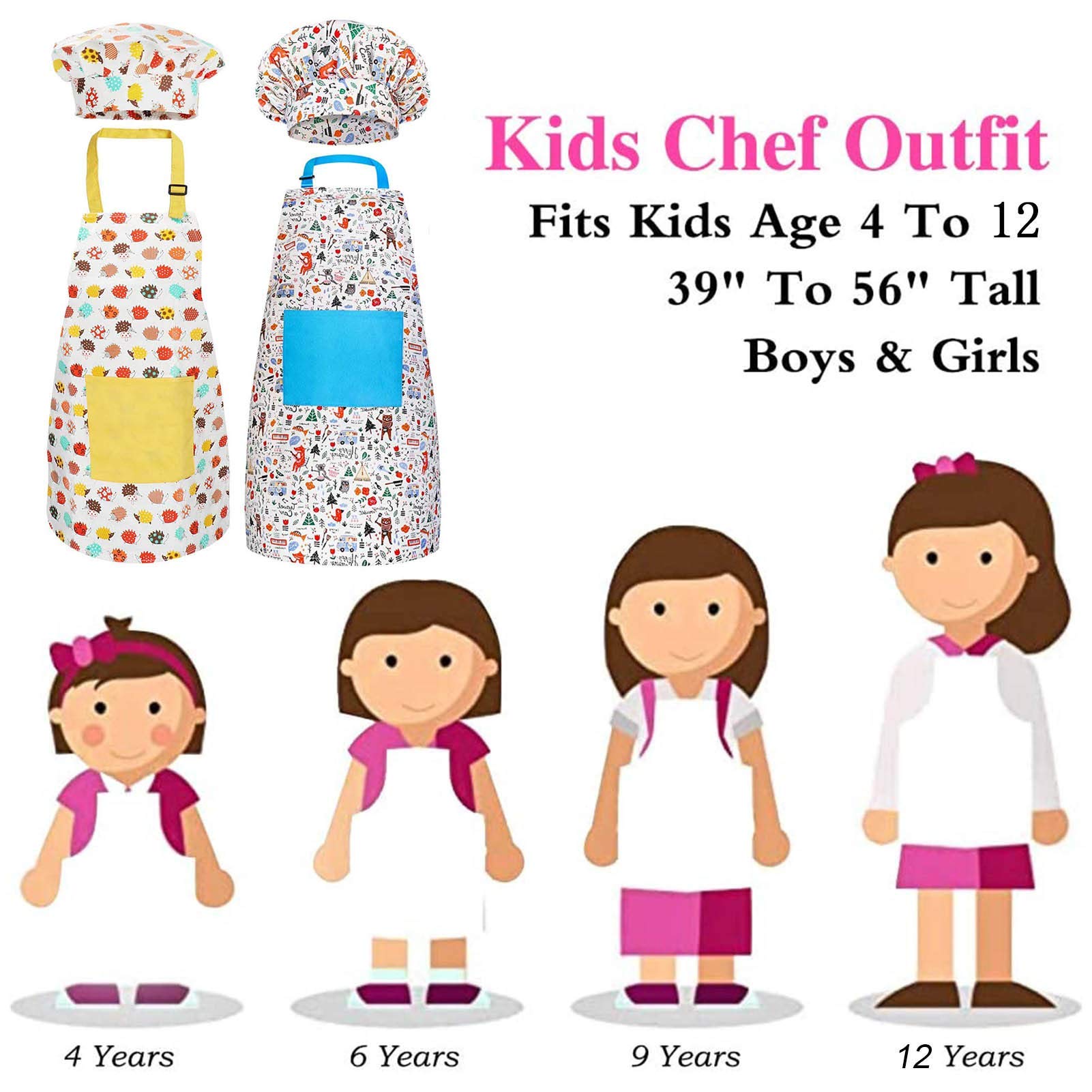 Real Kids Baking Set for Kids – 30 Pcs Gift Set Includes Kids Apron, Chef Hat, Oven Mitt, Real Baking Tools and Recipes for The Junior Chef(Yellow)
