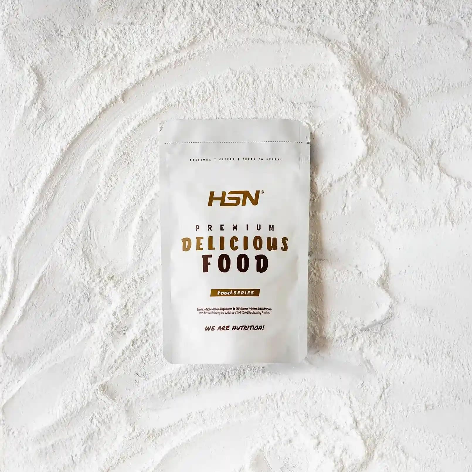 HSN Stevia en Polvo Natural | 100g | 100% Extracto de Hojas de Estevia | Polvo Fino | Sin Añadidos | Fácil de Mezclar | No incluye cacito dosificador | No-GMO, Vegano, Sin Gluten