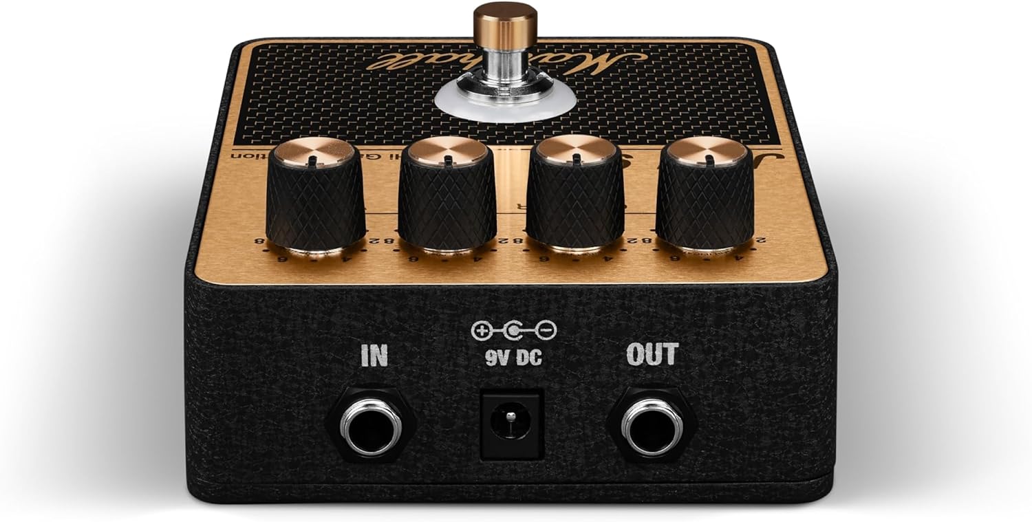 Marshall JCM900 Overdrive/Distortion Pedal - Black and Gold
