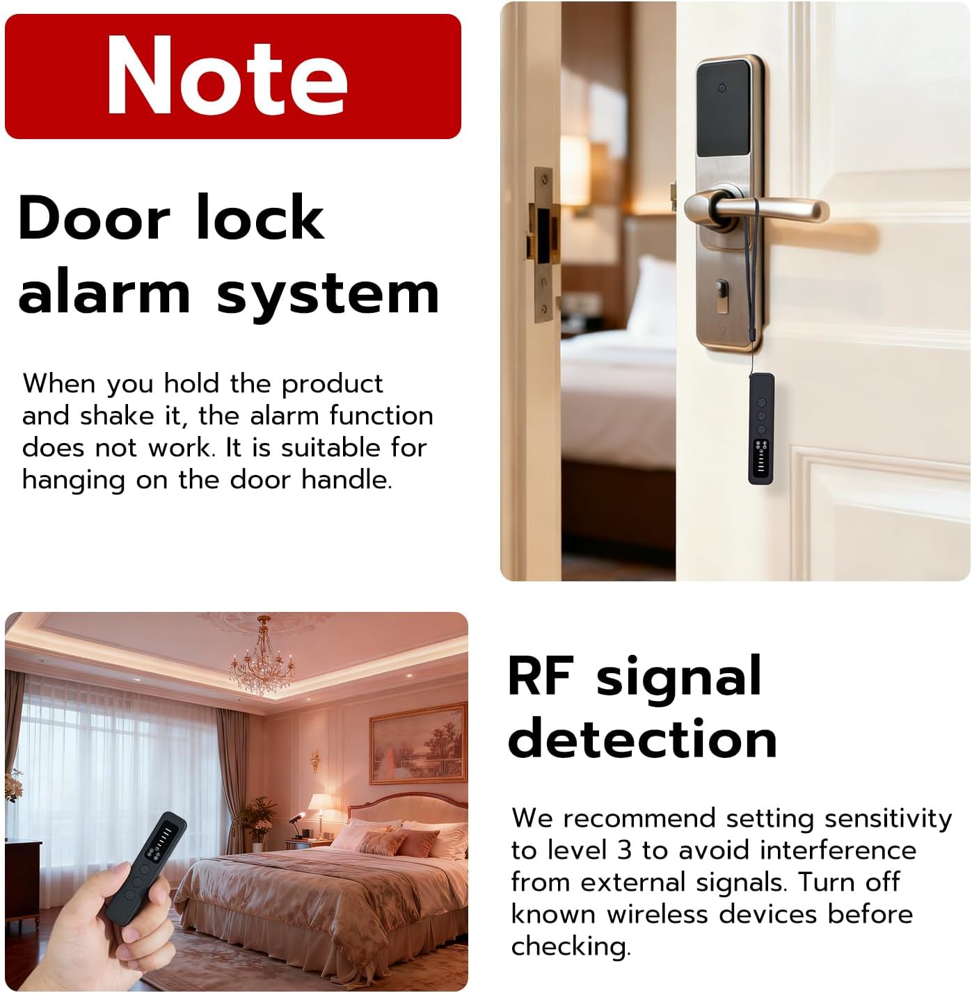 Mcbazel 6-in-1 Hidden Camera Detector for Travel Hotel Airbnb, Anti-Spy Finder for Women, Upgraded RF Signal & GPS Tracker Scanner, Portable Bug Sweeper for Car & Home Privacy Protection 9 71uhkPMPfOL. AC SL1500