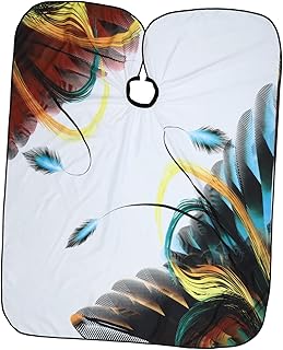 FOMIYES 1pc Salon Barber Apron Shampoo Cape Black Cape Black Formal Gown Hair Dyeing Cape Barbershop Smock Hair Styling Cape Cover Hair Styling Printing Cape Salon Cape Hairdressing Apron