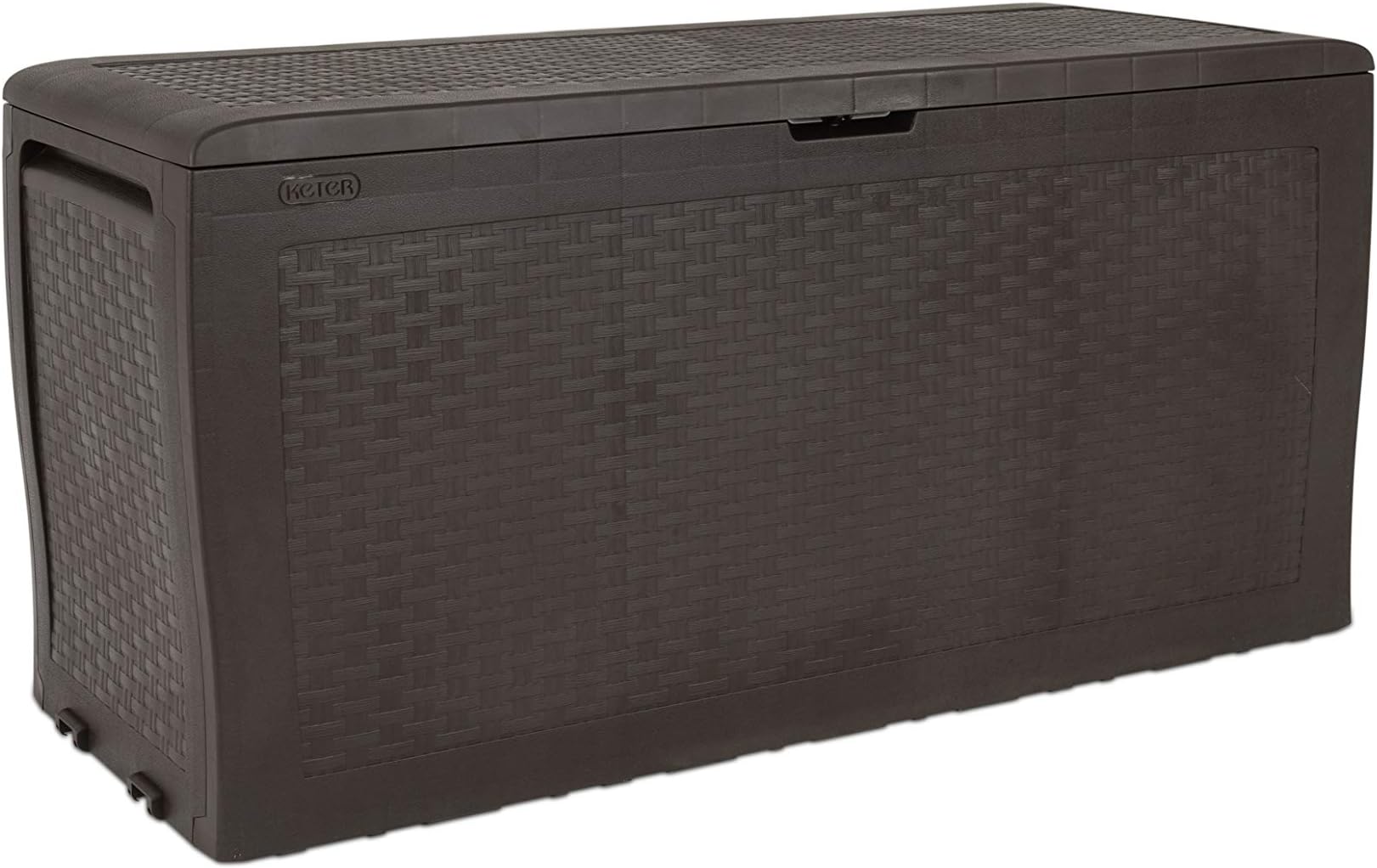 Samoa Outdoor Trunk with Wood Effect, 116.4x44.7x57cm Brown