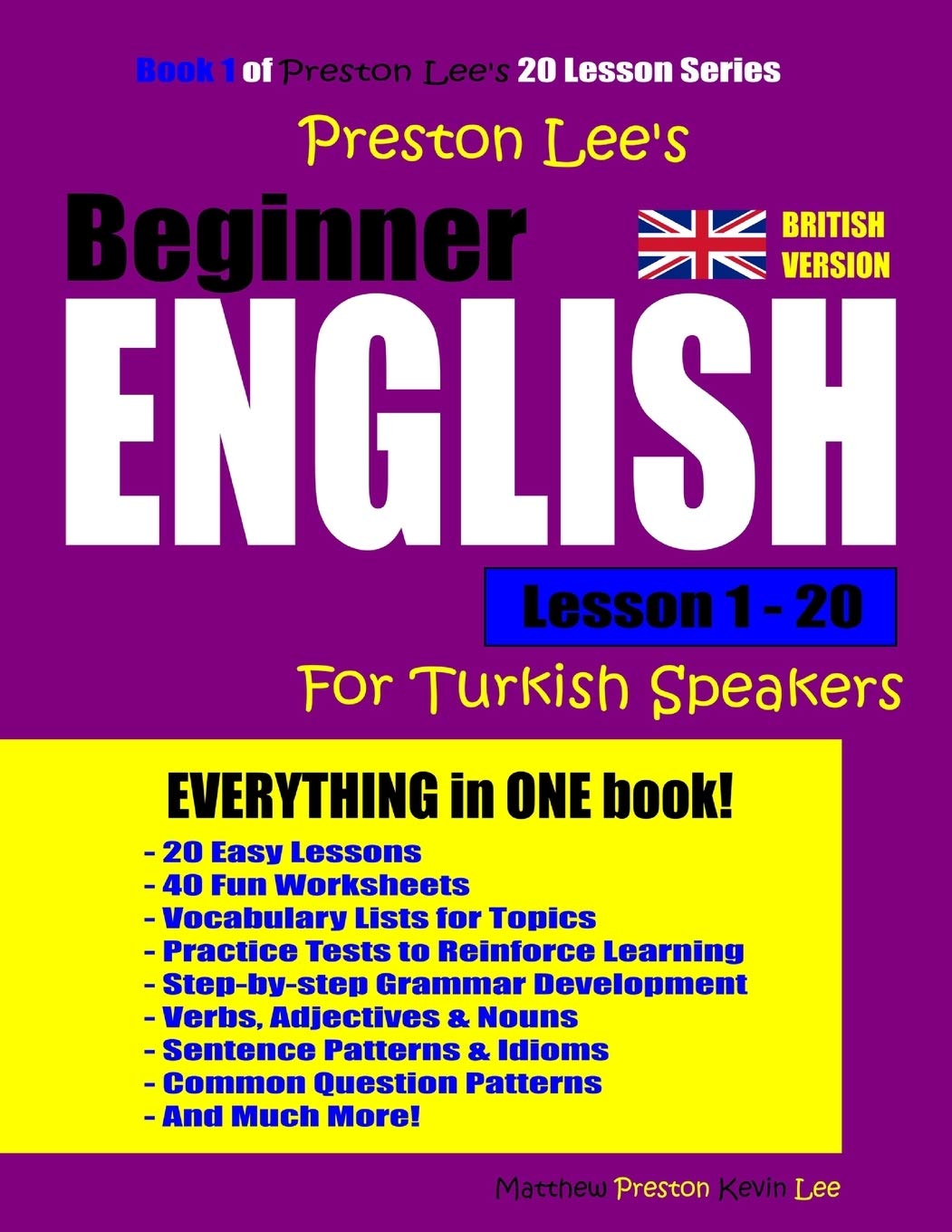 Preston Lee's Beginner English Lesson 1 - 20 For Turkish Speakers (British) (Preston Lee's English For Turkish Speakers (British Version))