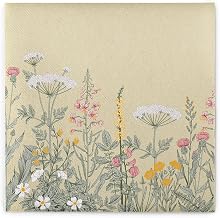 Mank Airlaid Spring Napkins 40 x 40 cm Perfect for Catering and Celebrations Fabric-Like and Absorbent Pack of 50 Aurelia Spring Summer Wedding Grasses