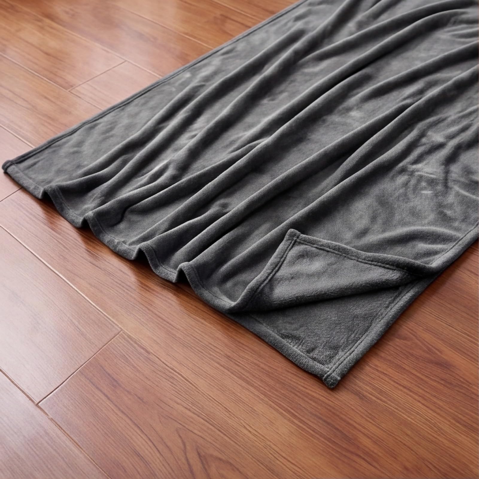 YXRS Fleece Throw Blanket 165 x 335 cm Silk Touch Fleece Blankets Soft Cosy Fluffy for Bed Settees Armchairs, Dark Grey
