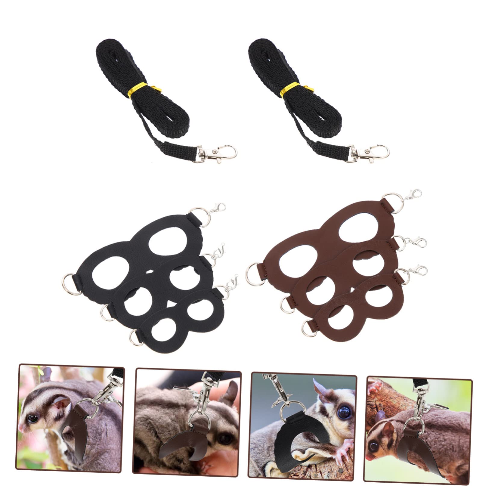 Mipcase 10sätze Tragbare Hamstergeschirre Mit Bequemes Zubehör Für Kleine Haustiere Für Outdoor-Abenteuer Und Tägliche