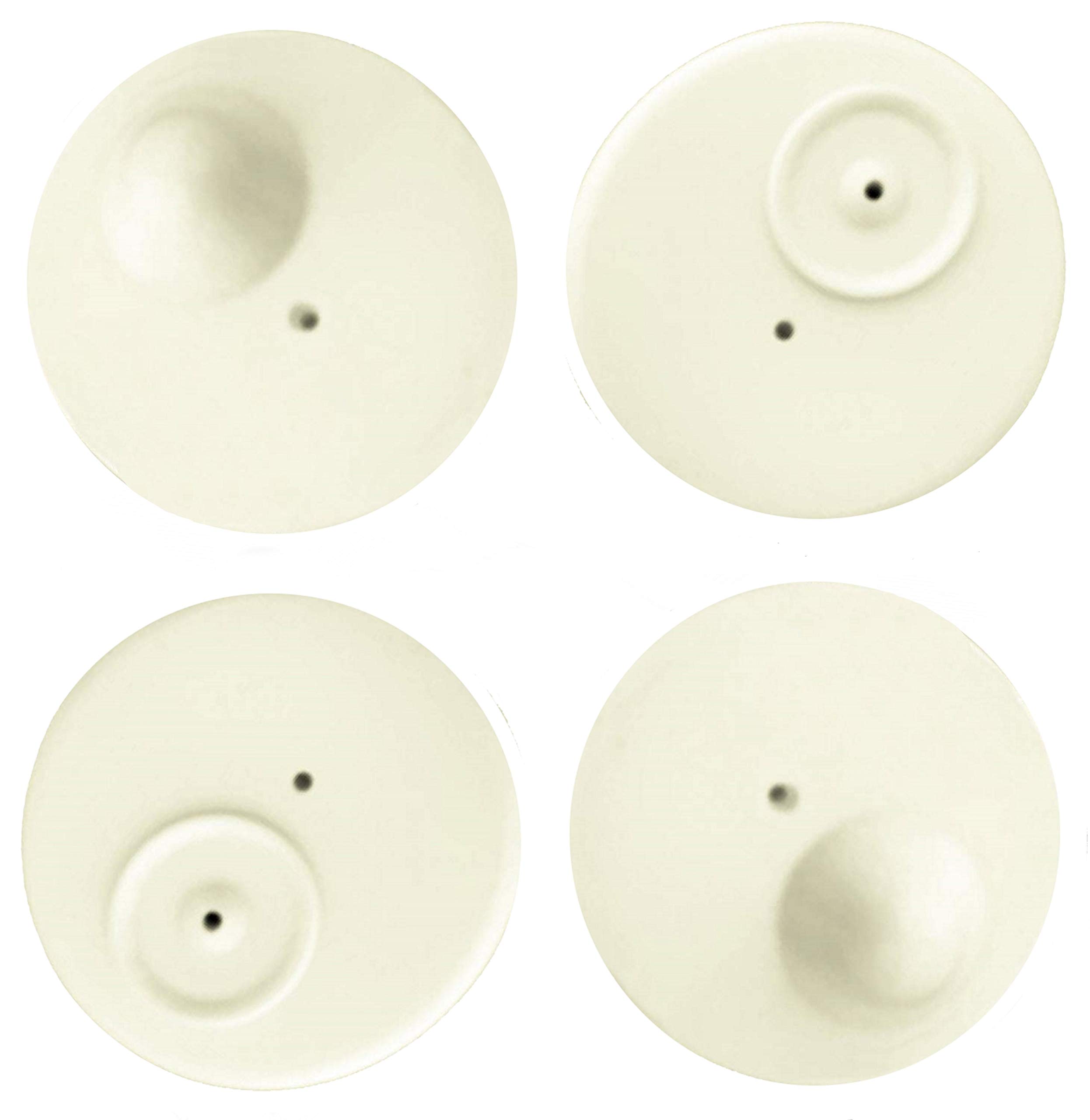 250 Sicherungsetiketten Hartetiketten Warensicherungsetiketten RF 8,2 MHz R50 Light beige Warensicherung Artikelsicherung