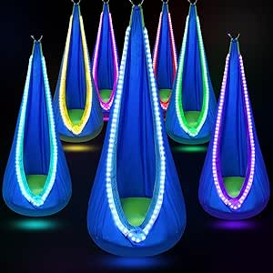 Egg Chair Kids Pod Swing Seat, Kids Hanging Hammock Swing