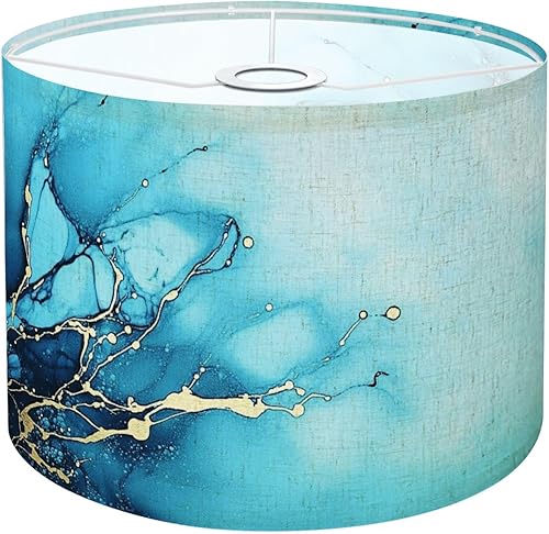 Miniatura 9 de Juego de 2 pantallas de lámpara de tambor retro de los años 70 y 60 con hongos florales hippies, para verano, para lámparas de pie, lámparas de