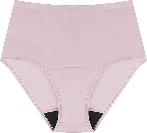 Ropa interior lavable y absorbente para incontinencia orina para mujer, bragas de cintura alta para protección contra fugas de vejiga, 2.1 onzas