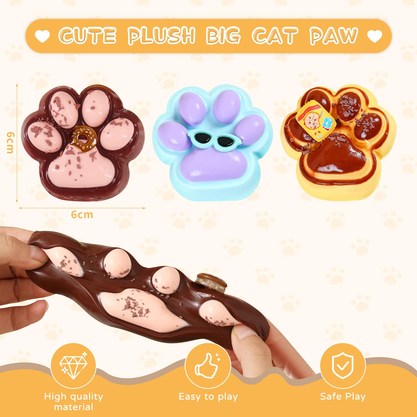 2 Pieces Taba Squishy Kit, Fufu Squishy, Squishy Anti-Stress, Taba Squishy Paw, Taba Squishy Cat, Squishy Giants, Anti-Stress Cat Toys 2 Pieces Taba Squishy Kit, Fufu Squishy, Squishy Anti-Stress, Taba Squishy Paw, Taba Squishy Cat, Squishy Giants, Anti-Stress Cat Toys