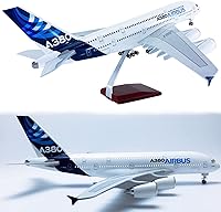 Vista 10 de Modelos de avión Delta DHL A380 C919 Grande 18.5 pulgadas Modelo de avión Jet Airplane Modelo de Resina Plano Fundida a Presión para Regalo