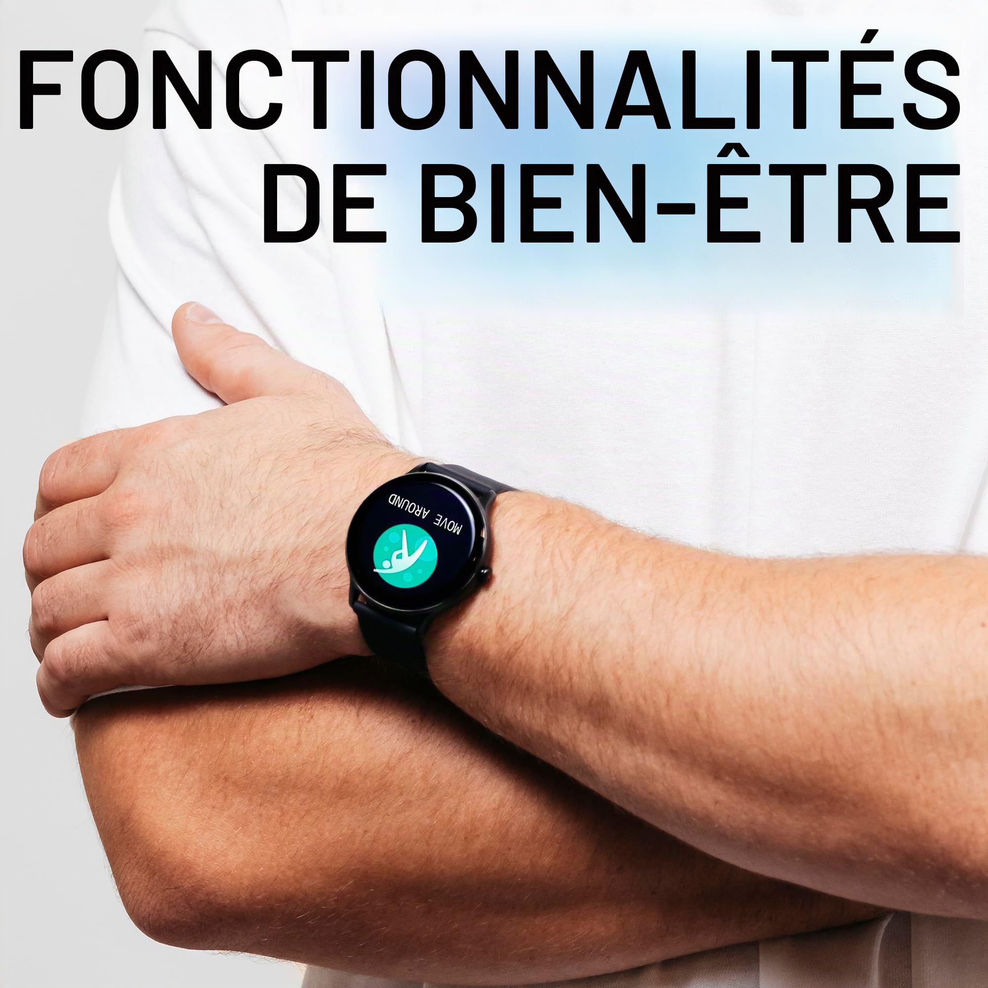 Reflex Active Montre d'appel Intelligente Noire série 22