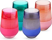 Vista 1 de HOST Freeze XL - Vaso refrigerante de doble pared con aislamiento y gel congelable, 12 onzas, juego de 4