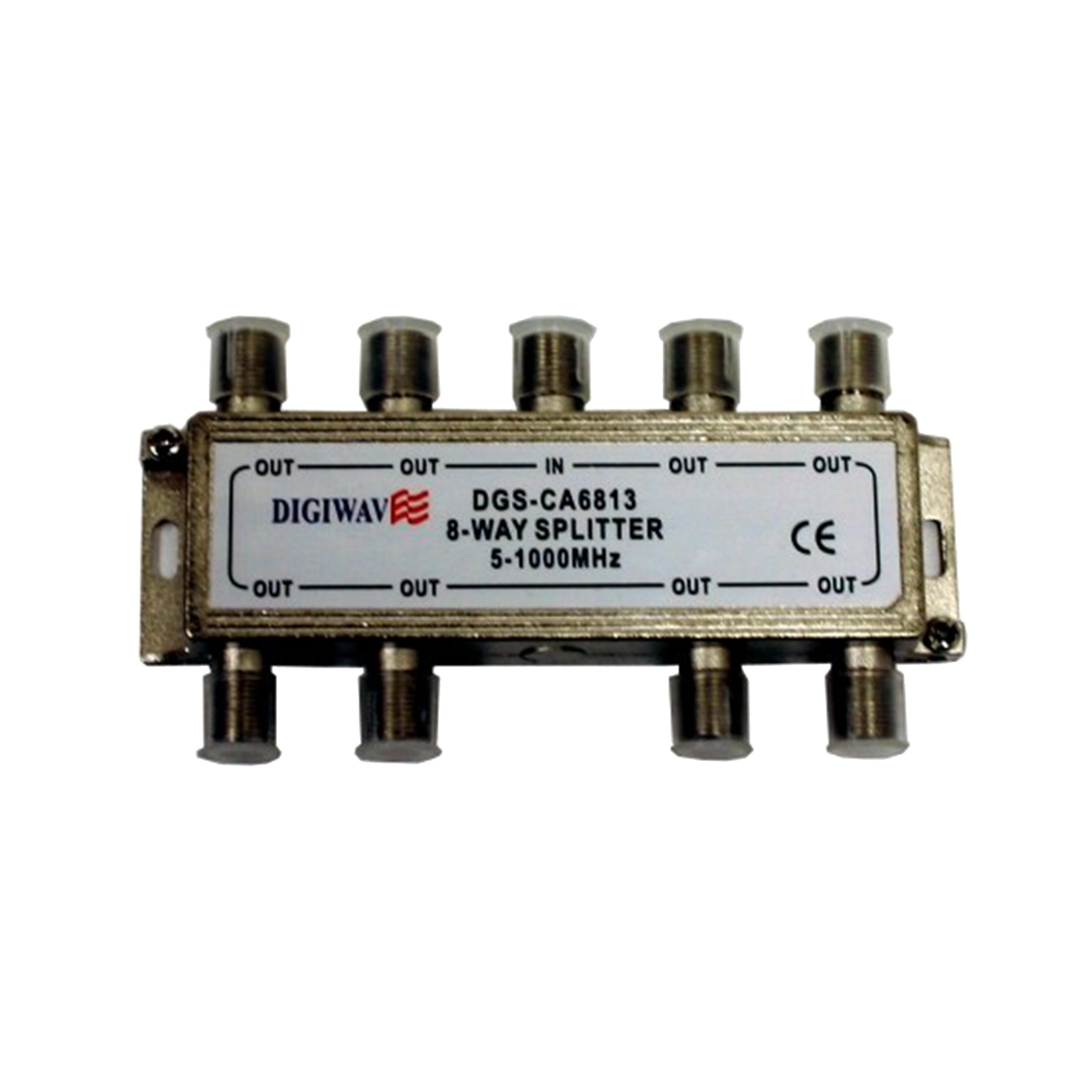 8 Way Splitter for 5 to 1000Mhz Silver (DGSCA6813)