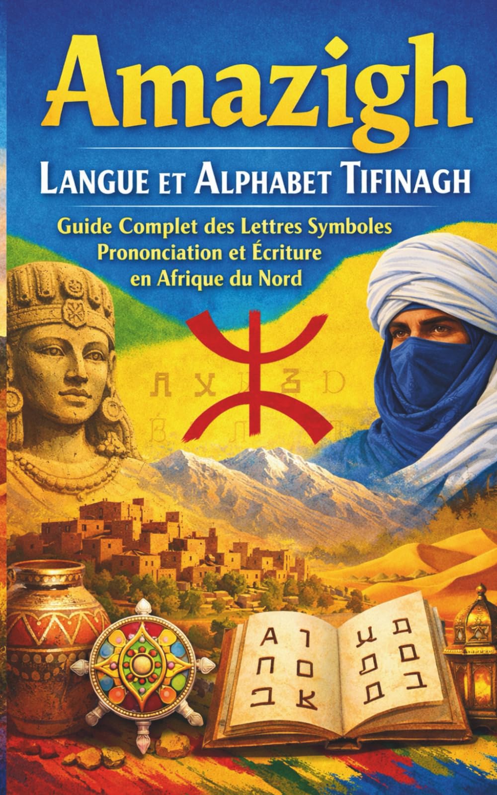 Amazigh Langue et Alphabet Tifinagh Guide Complet des Lettres Symboles Prononciation et Écriture en Afrique du Nord: Guide complet des lettres ... et vocabulaire amazigh essential