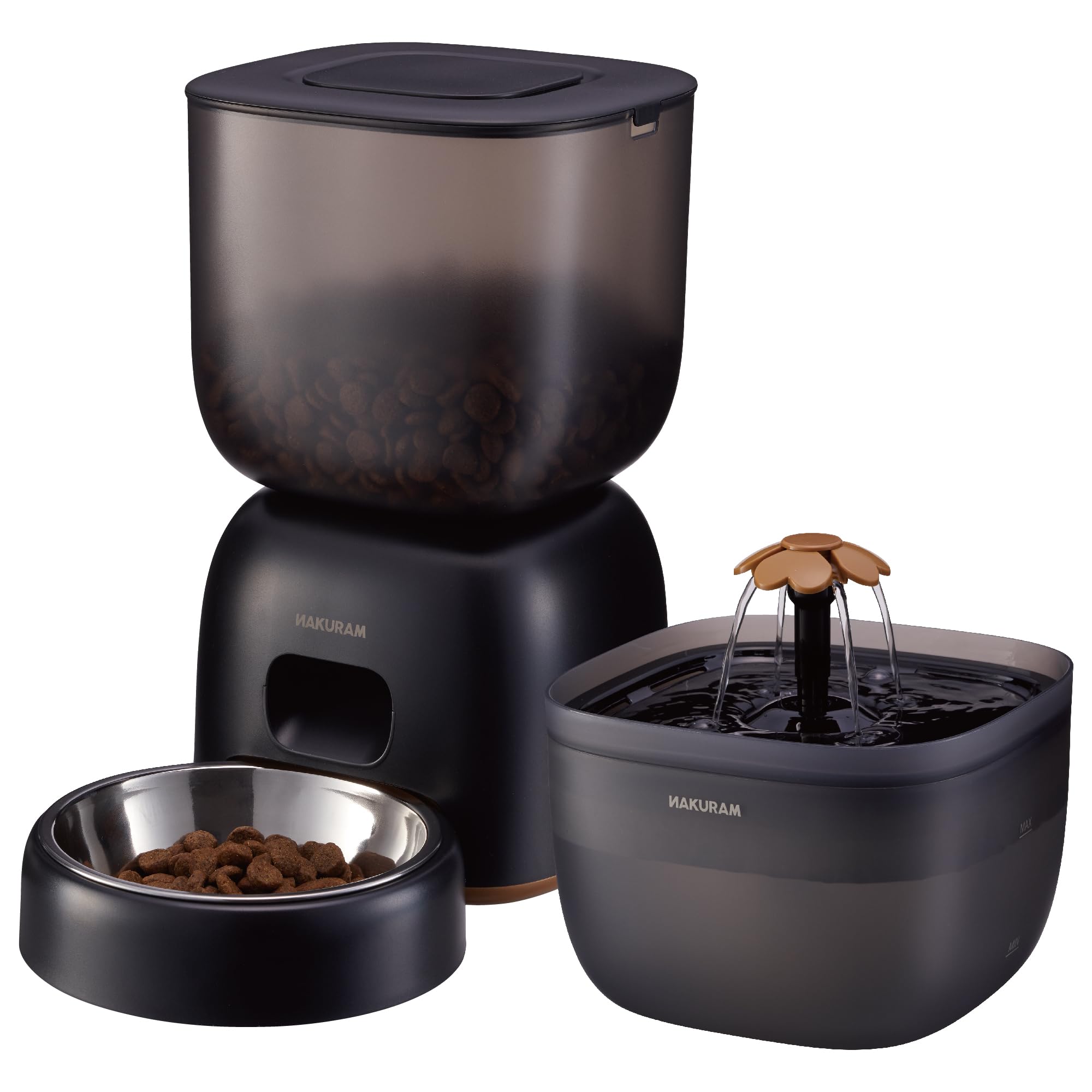 Amazon | NAKURAM ナクラム ペット用オートフィーダーアンド