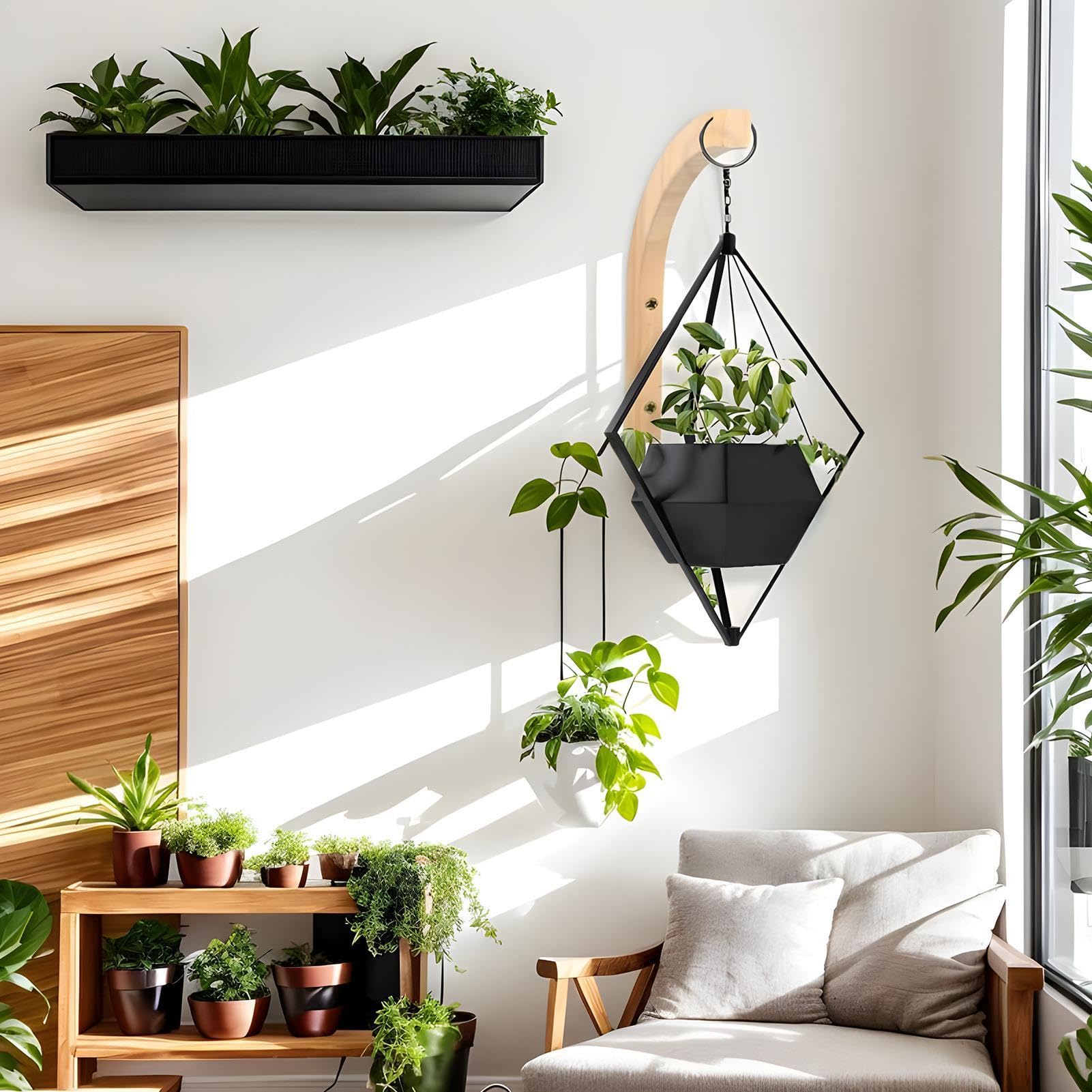 Atmosphera Plantenhanger set - 2x - waterhyacint - hangpot binnen