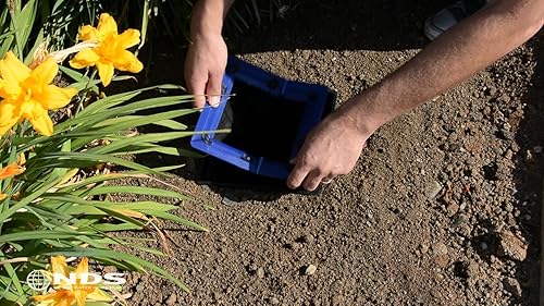 Miniatura 9 de NDS Drenaje cuadrado 1200 para lavabo con 2 aberturas, se conecta a tubos de drenaje de 3 pulgadas, 4 pulgadas, 6 pulgadas y 8 pulgadas, gestiona