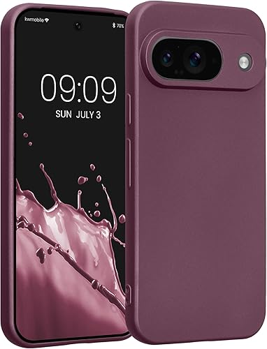 Miniatura 122 de kwmobile Funda compatible con Google Pixel 9 Pro - Funda protectora delgada de TPU para teléfono - Acabado mate suave - Negro mate NEGRO MATE,Piedra