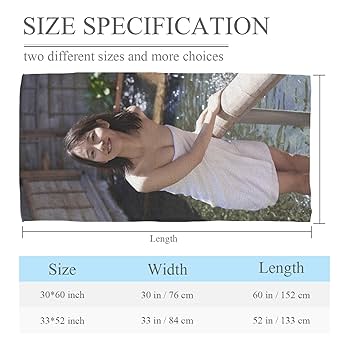 Amazon｜吉岡里帆 タオル ビーチタオル 大サイズ吸収性通気性