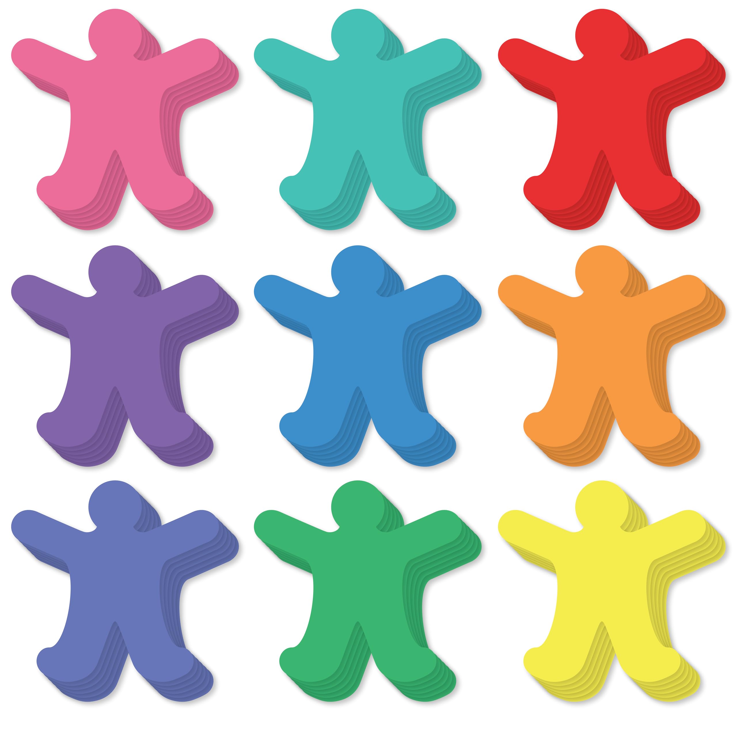 Kit créatif de 108 silhouettes pour inclure chaque enfant dans la décoration