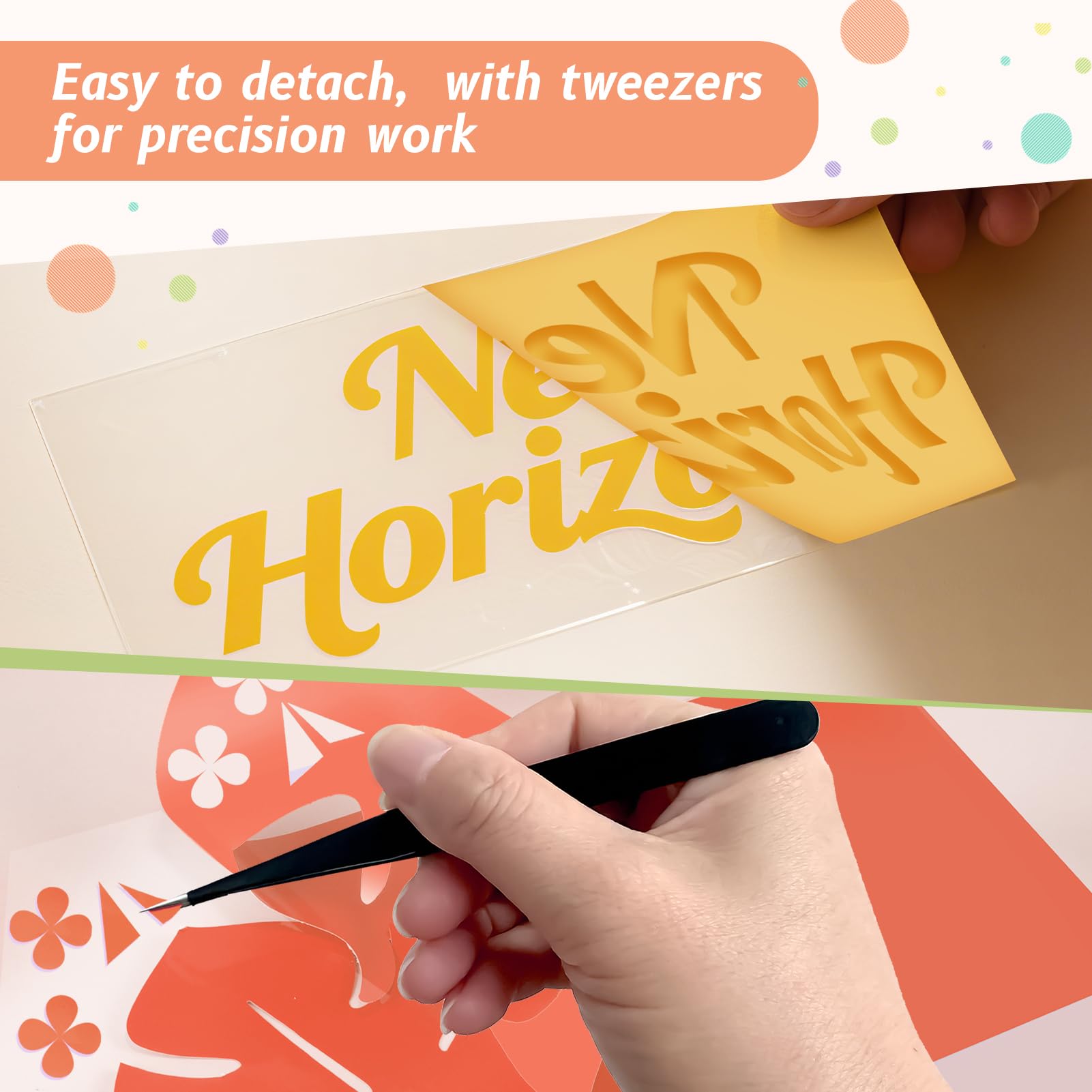 Vinile Termoadesivo Per Tessuti Arancione Giallo 30.5x400cm - Rotolo Per T-shirt Con Pinzette - Foto 5