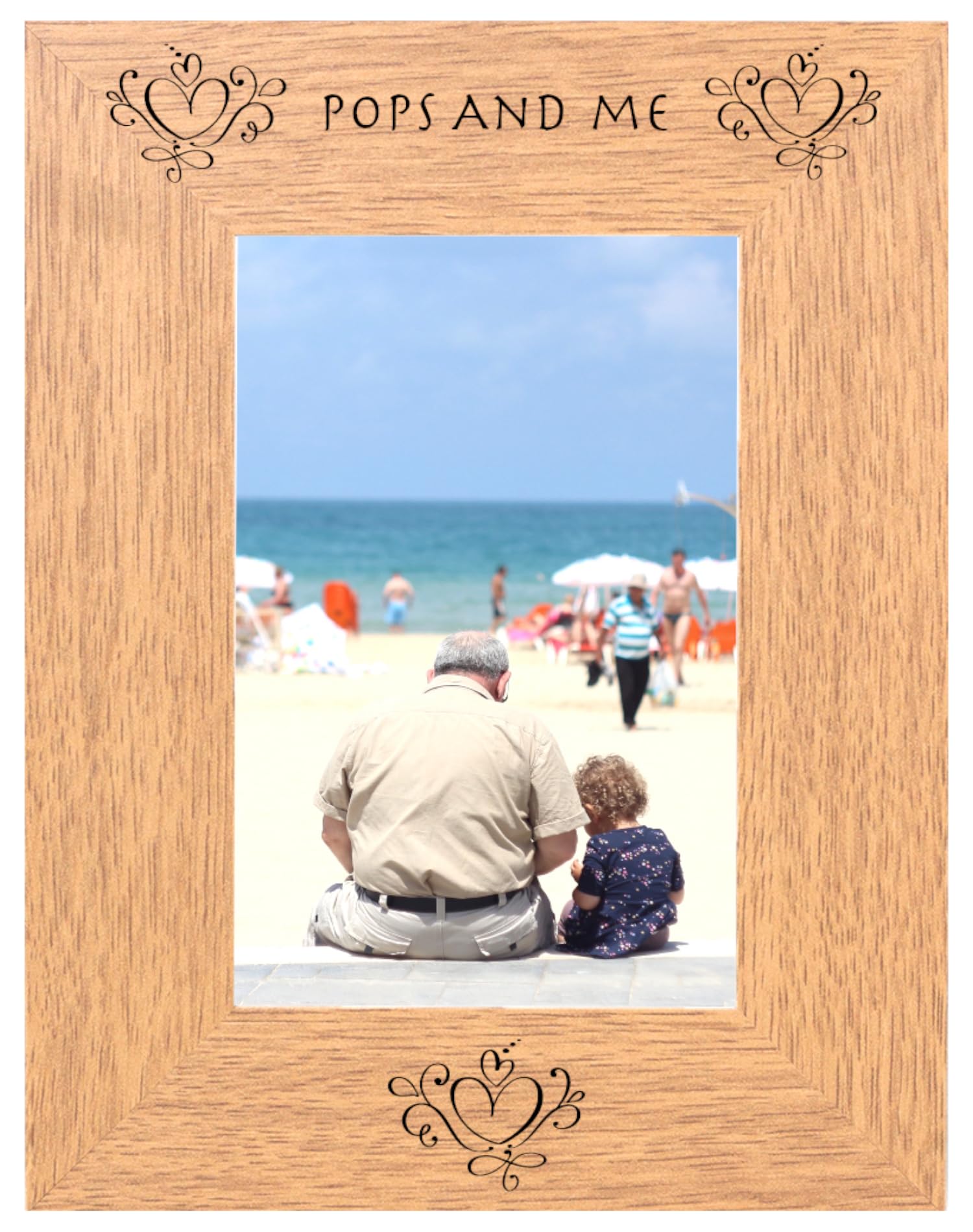 Chris Bag Of Goodies Brown Pops And Me 6X4 Photo Picture Frame Portrait Photoframe Idea