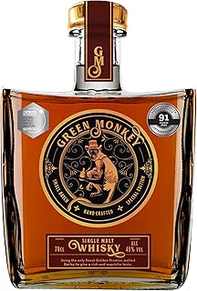 Green Monkey Small Batch Single Malt Whisky AwardWinning 70cl 45 ABV HandCrafted in UK