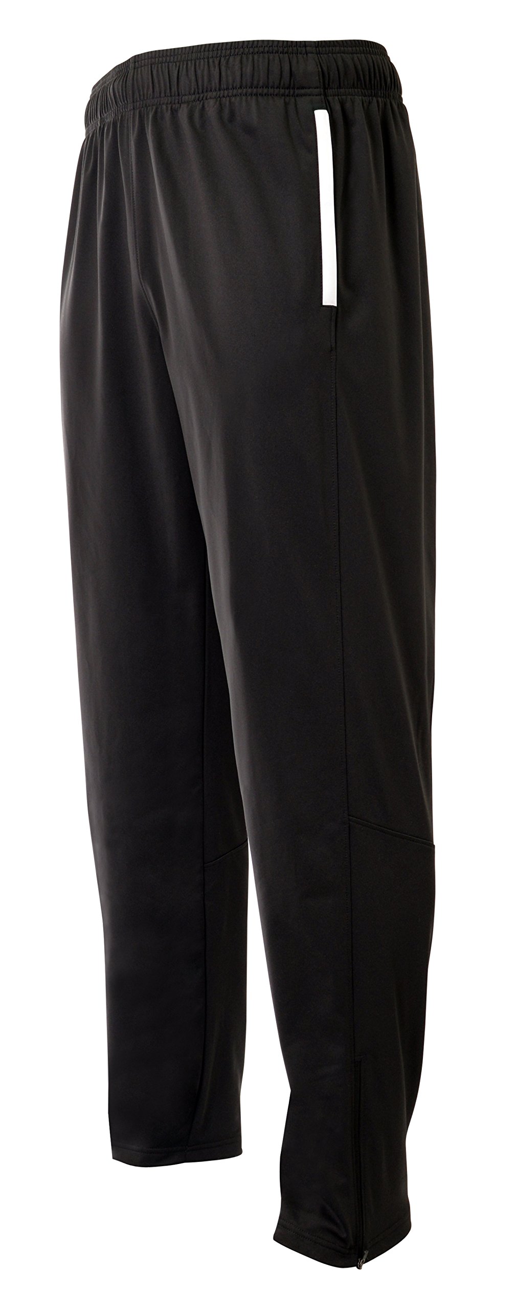A4 Mens League Pant, XL, Black/White