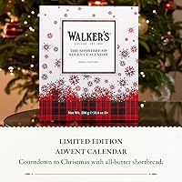 Vista 2 de Calendario de Adviento 2025 de Walker’s con galletas Shortbread de Escocia - 24 unidades (10.4 oz) - Caja de galletas de edición limitada