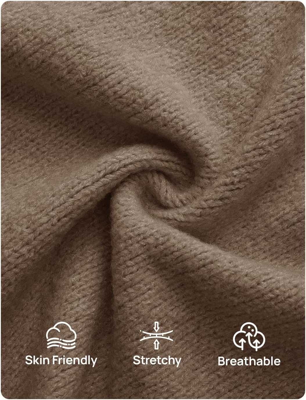 ZESICA Crdigans for Women Trendy 2026 Tie Front Bow Sweaters Casual Long Sleeve Winter Clothing Coats - Image 7