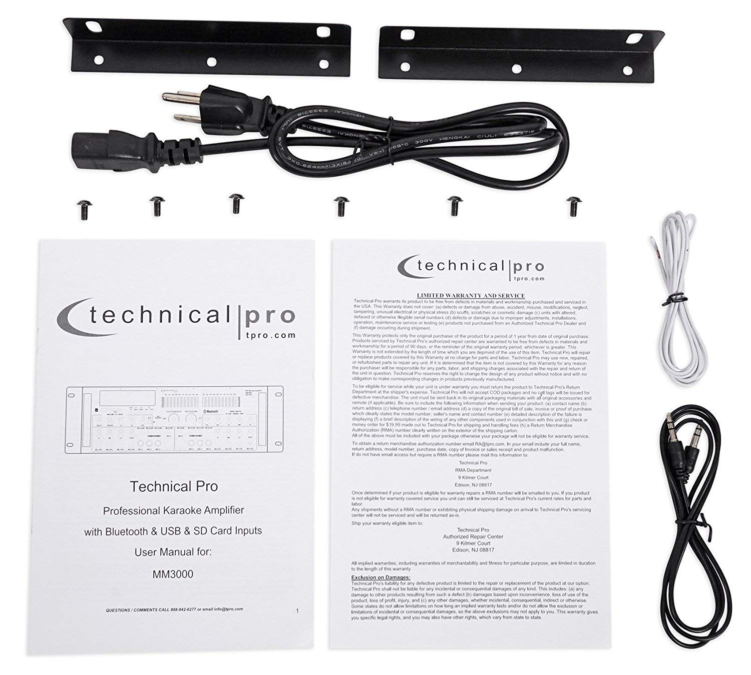 Amplificatore Mixaggio Microfono Technical Pro MM2000BT Con - Foto 6