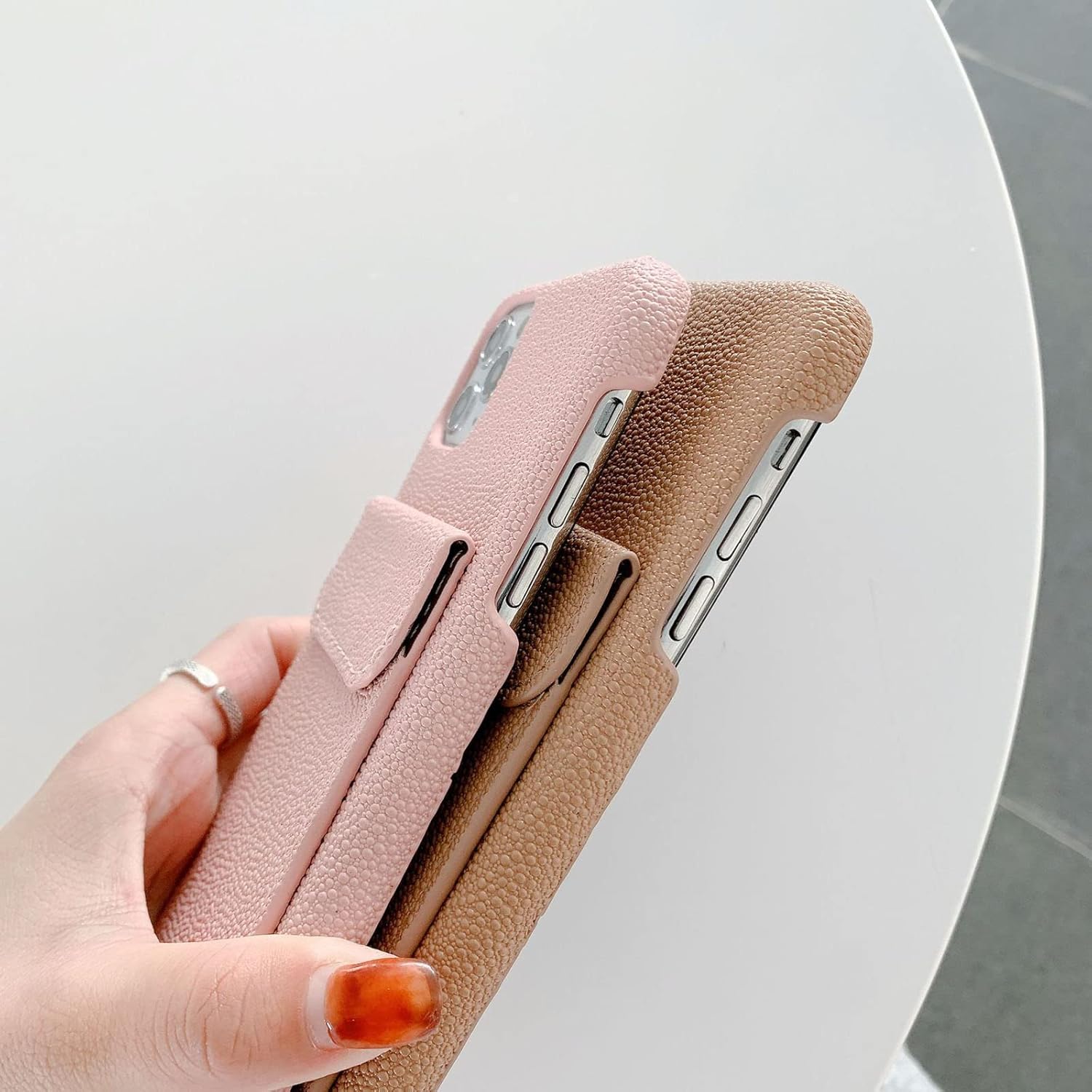 Wallet Leather Case for iPhone 11 12 Pro Max XS Max 7 8 Plus Phone Case with Card Holder Anti-Fall Shockproof Premium PU Leather Protective Case,Black,12 Pro Max