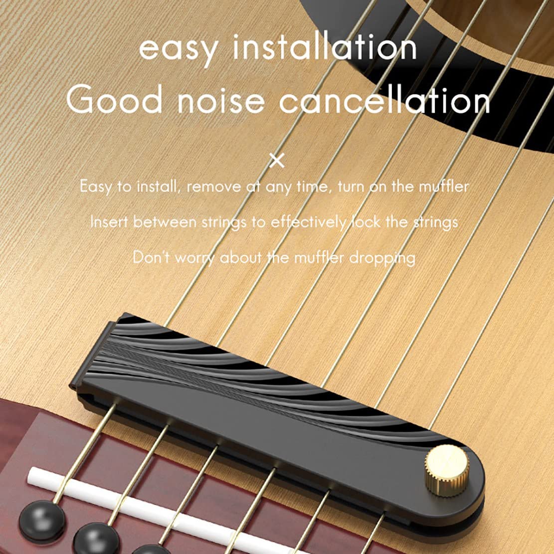 Pinafresa Guitar Fret String Dampeners Mute Noise Damper for Acoustic Guitar Ukulele Strings Instrument - Image 4