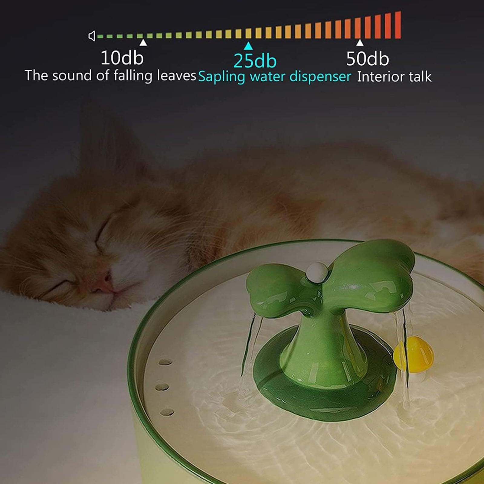 Bebedero Automático De Cerámica Para Mascotas, Bebedero Para Gatos Con Bomba Y Filtro Ultrasilenciosos, Tazón De Gran Capacidad De 1,5 L (50 Oz), Dispensador De Agua Automático Para Gatos,Azul,M