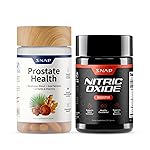 Snap Supplements Prostate Health & Nitric Oxide Supplement Bundle for Men, 90 + 60 Vegetarian Capsules (1 Month Supply)