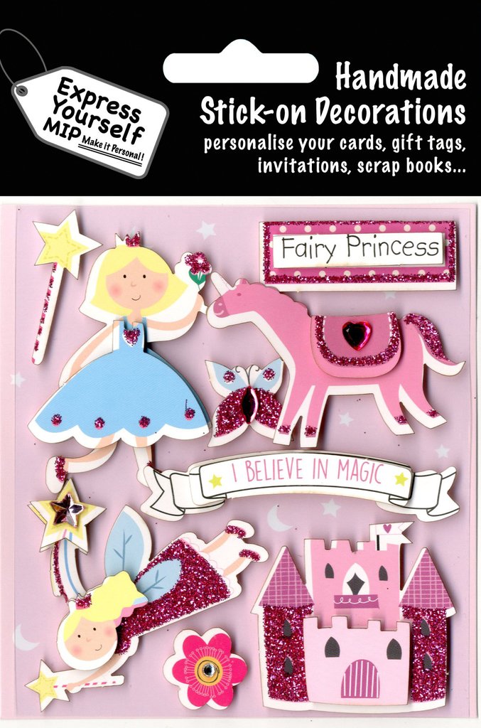 Express Yourself MIP, self adhesive, Magic Fairy Princess - Ideal for Card Making, Scrapbooking, Papercrafts, Childrens and Adult Crafts etc