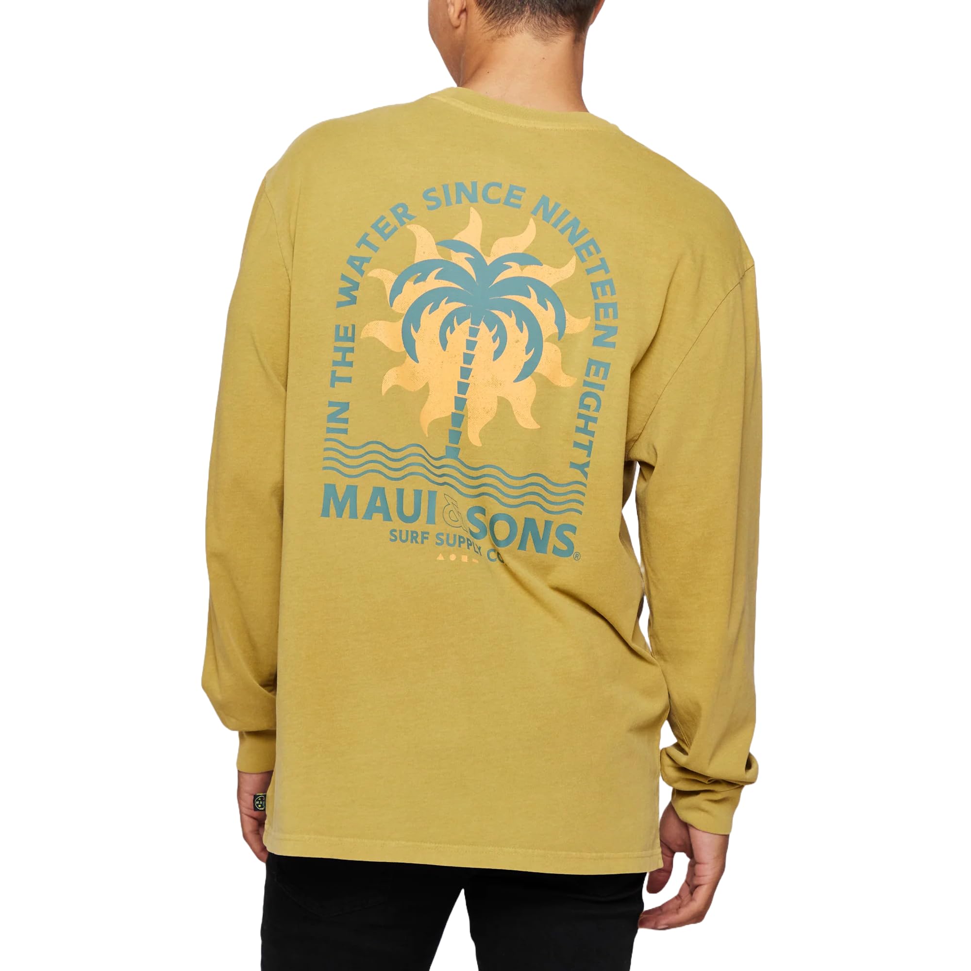 Maui AND Sons Way of Water Long Sleeve (Golden, Large)