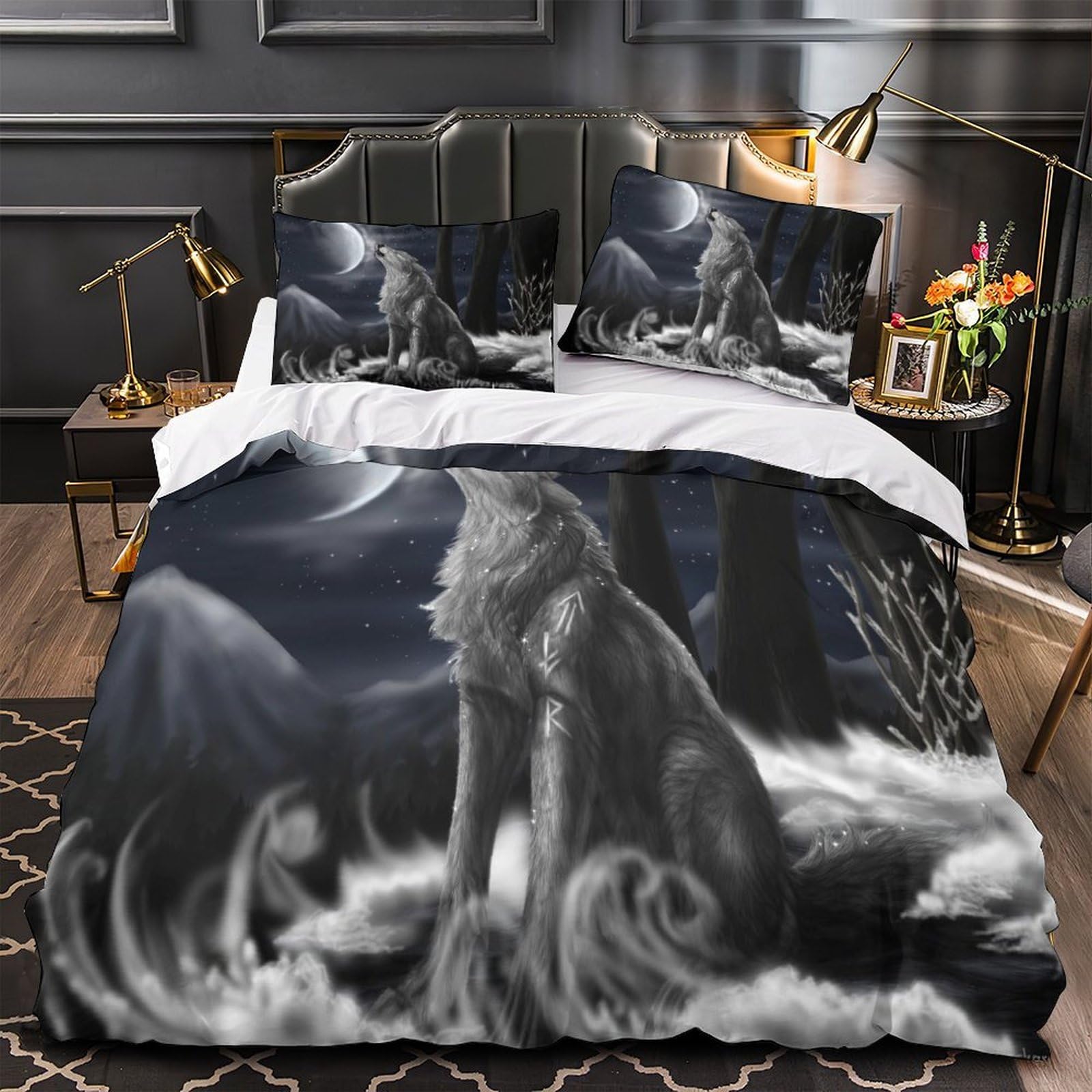 Linge de lit garçon 260x220 WolfDesign pour transformer une chambre d'ado
