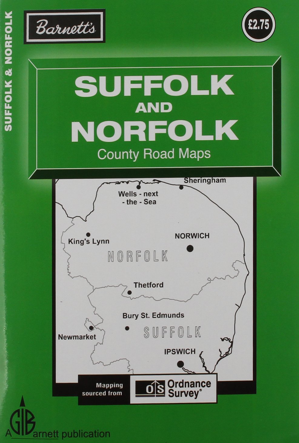 Suffolk and Norfolk Map