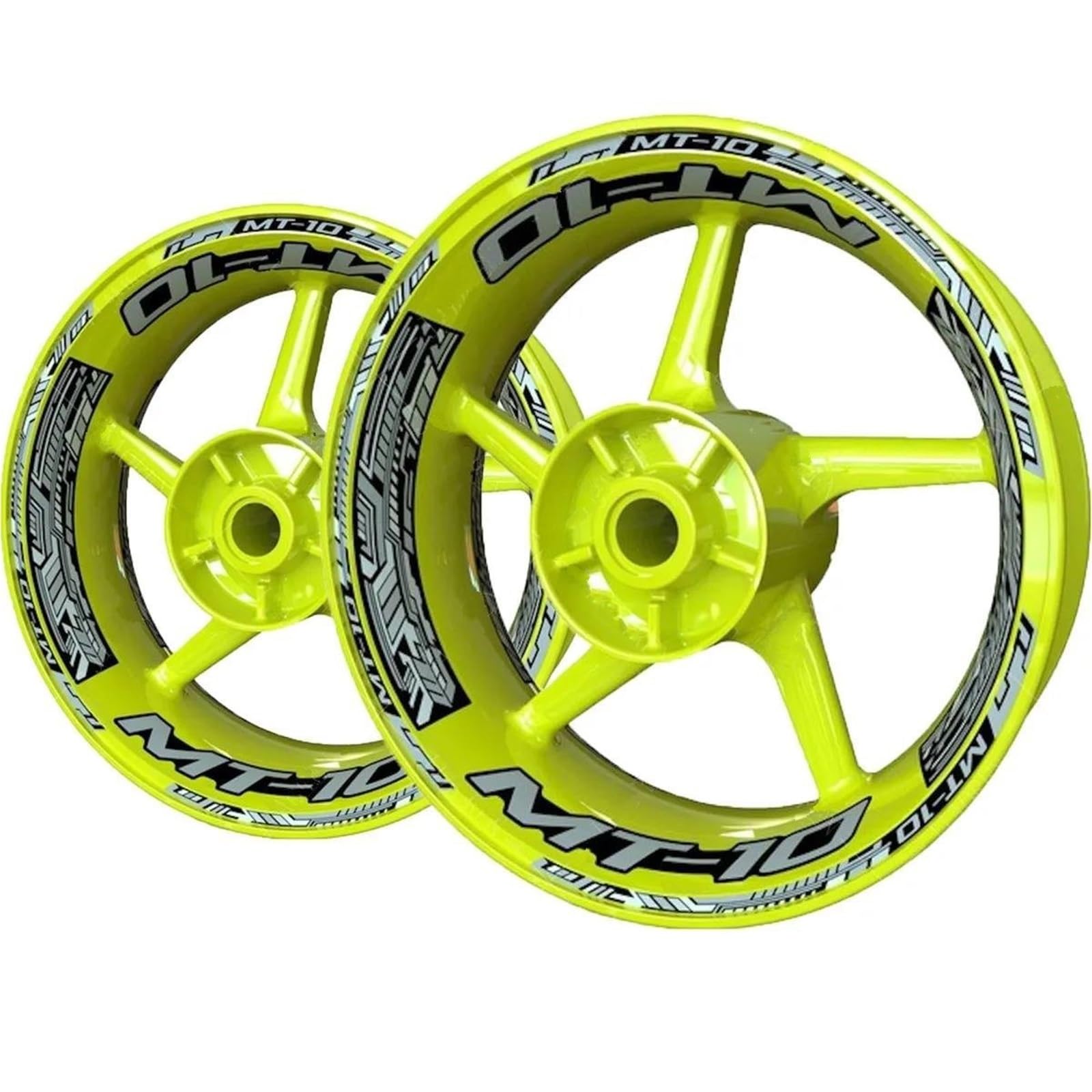 Wheel Stickers Motorcycle Rim Stripe Stickers for MT10 MT-10 MT 10 Waterproof Reflective Decals Strips Wheel Sticker Rim Reflective Decal