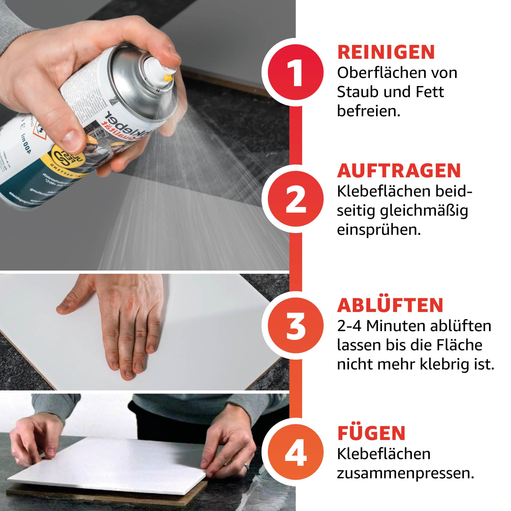 Klej w sprayu Big Difference z regulowaną głowicą natryskową 400 ml aerosol (12 x klej w sprayu z regulowaną głowicą natryskową)