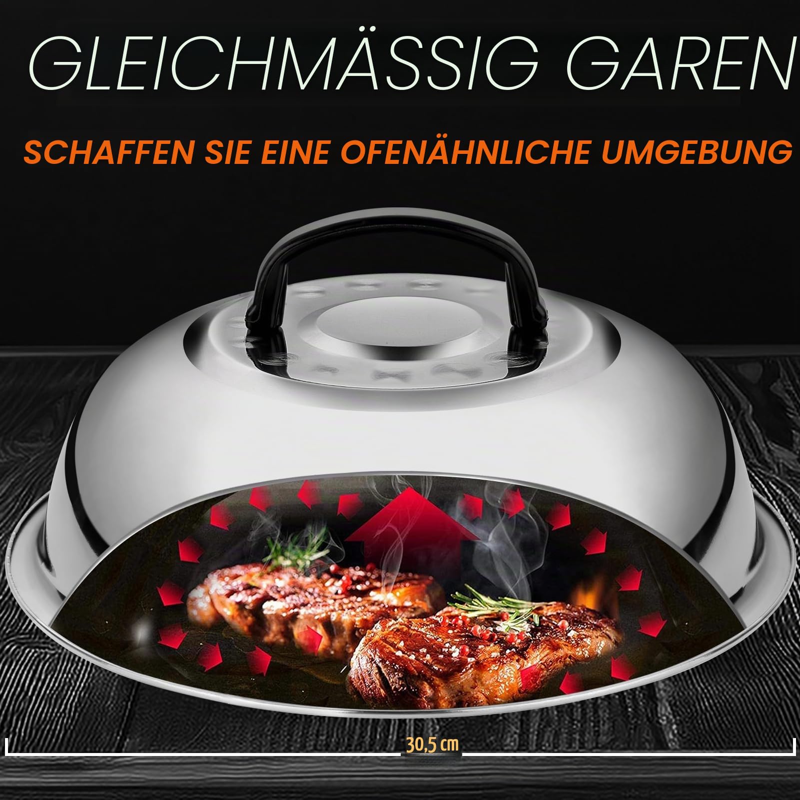 Grilliance 27-TLG Grillspachtel Plancha Zubehör für Männer, Teppanyaki BBQ Grillbesteck Set Edelstahl, Hibachi Smasher Burger Geschenkset mit Pfannenwender, Burgerpresse, Patty-Maker für Blackstone