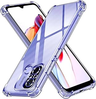 Capa Que Nunca Amarela - Capinha Anti Impacto Para Xiaomi Redmi 12C - Case Transparente (Bazar Das Capas)