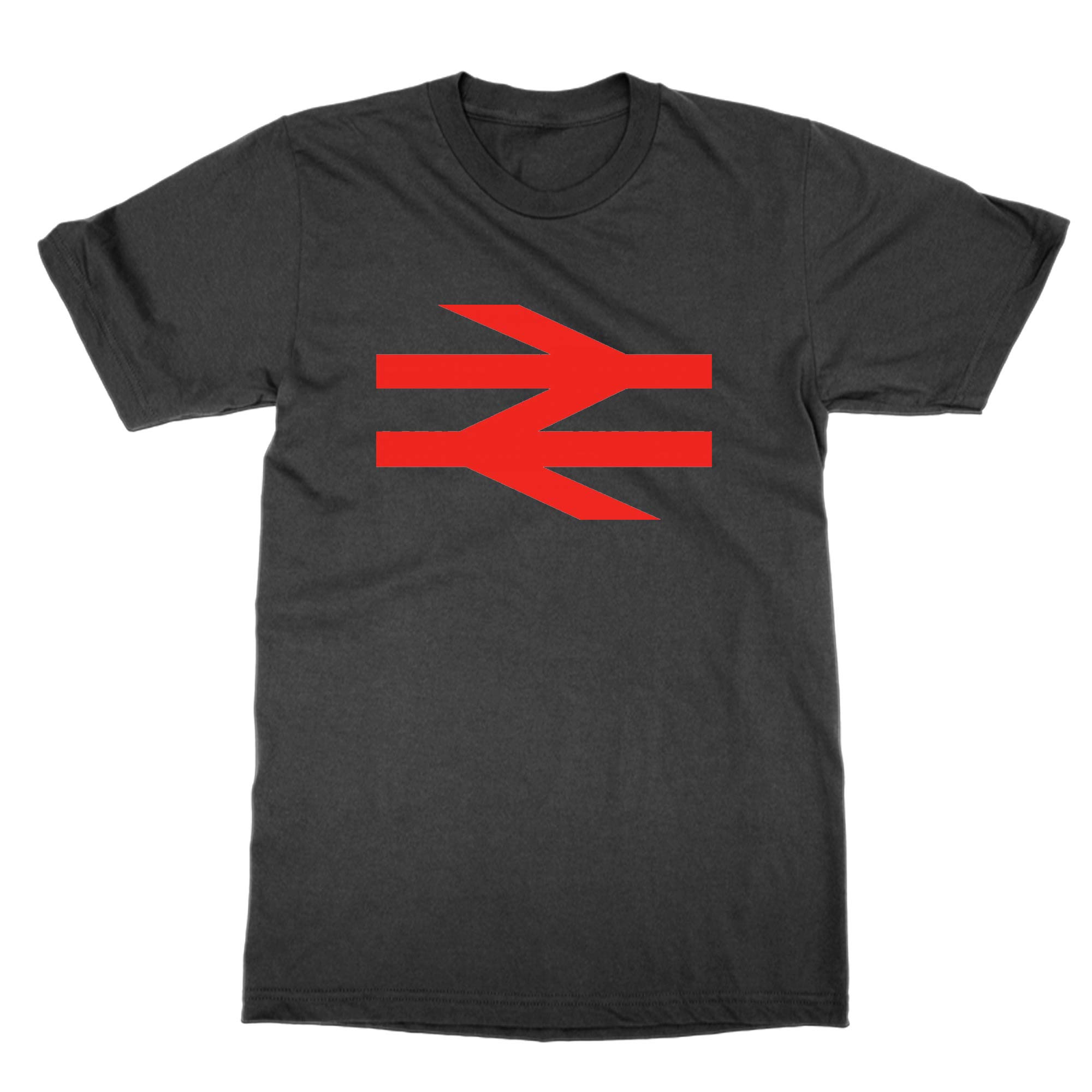 Cliquewear Black British Rail Logo T-Shirt (, L)