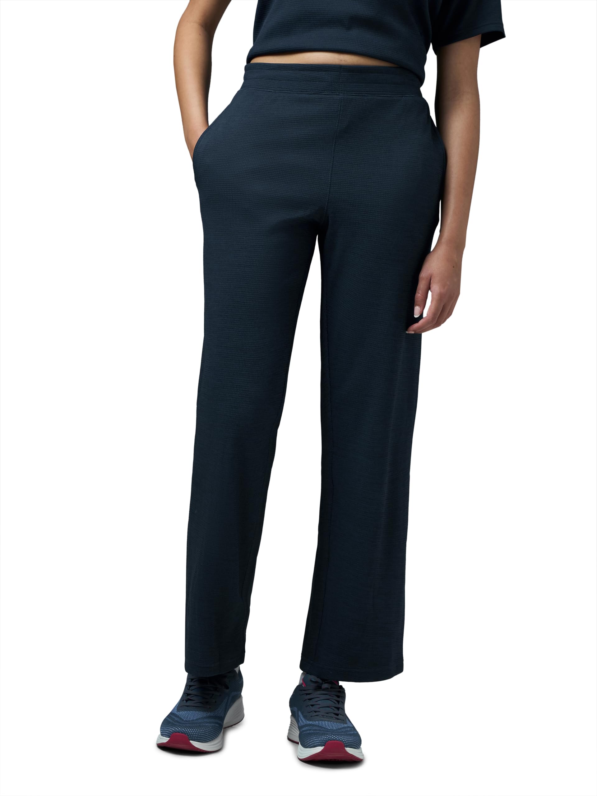 TECHNOSPORT Women's Relaxed Fit Mid Rise Track Pant-image-29