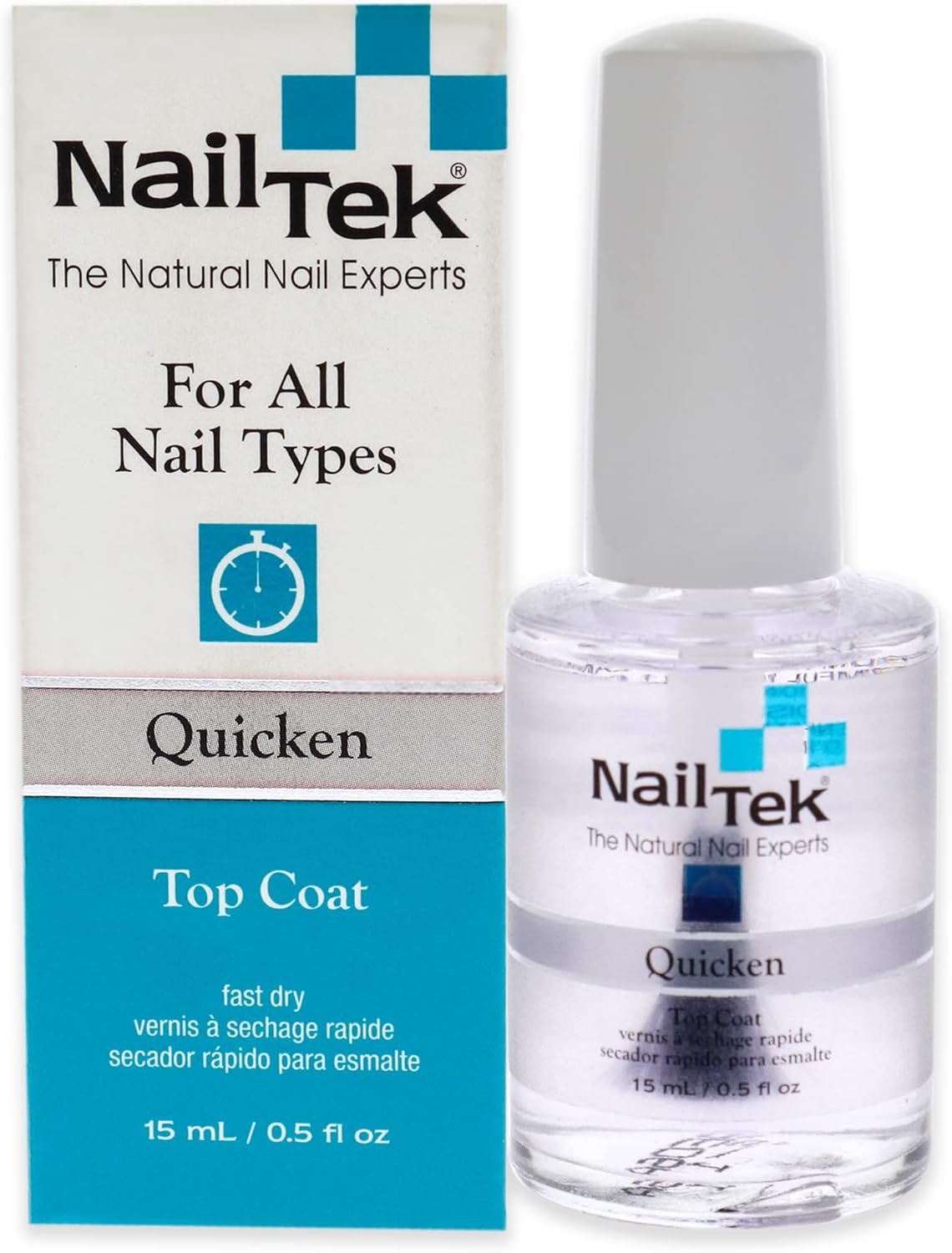 Nailtek Quicken Fast Drying Top Coat, 0.5 Fluid Ounce Amazon.sg Beauty