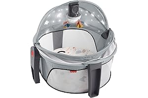 Fisher-Price Portable Baby Bassinet & Play Space Deluxe On-the-Go Projection Dome